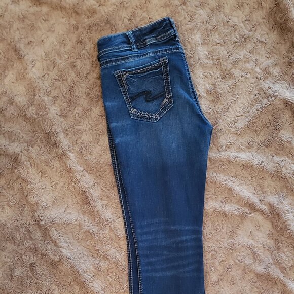 SILVER Elyse Jeans Size W: 31 L:32 - Picture 3 of 7